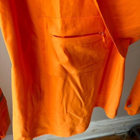 SWEATY BETTY ORANGE SOFT SHELL ACTIVE WEAR JACKET HOODED SIZE XS - Picture 5 of 10